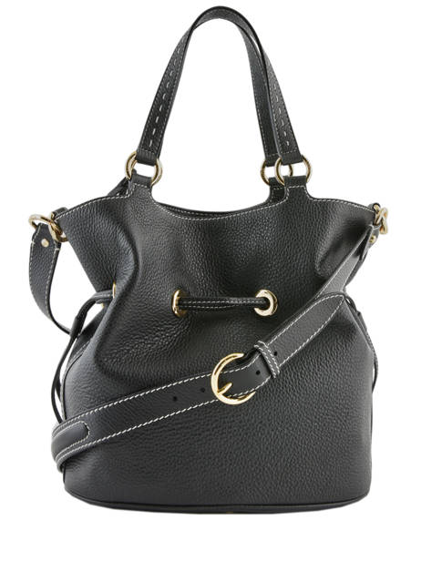 Bucket Bag M Premier Flirt Python Leder Lancel Zwart premier flirt A10529 ander zicht 5